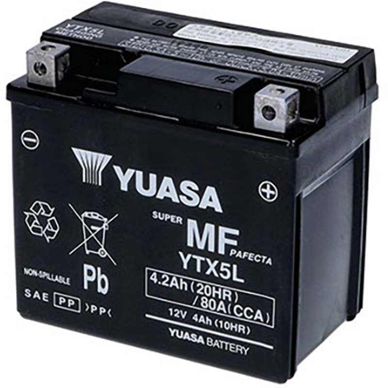 0605421Y BATERIA YUASA YTX5L-WC Precargada - Imagen 1