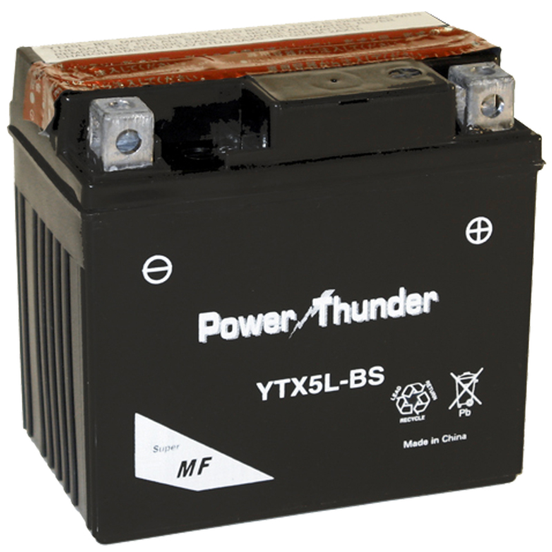 0605491P Batería Power Thunder CTX5L-BS Sin Mantenimiento - Imagen 1