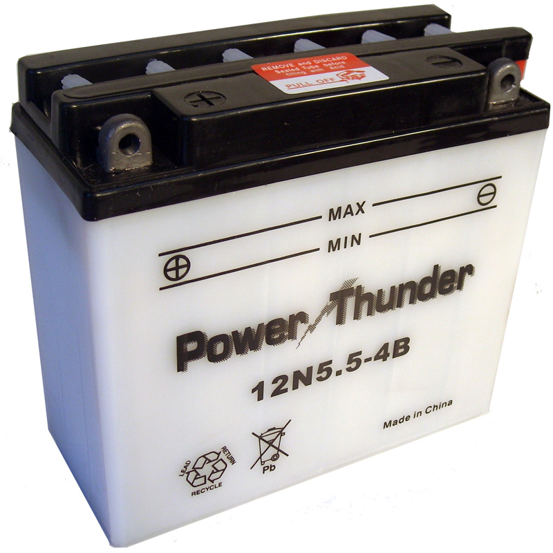 0606330P Batería Power Thunder 12N5.5-4B Convencional - Imagen 1