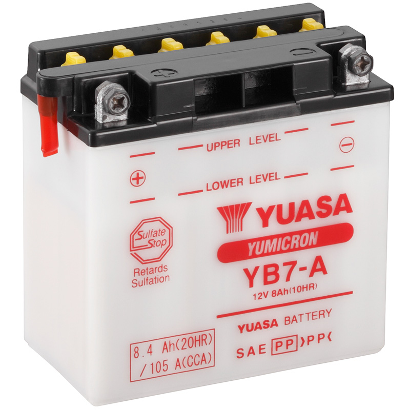0607361Y Batería Yuasa YB7-A Combipack Convencional - Imagen 1