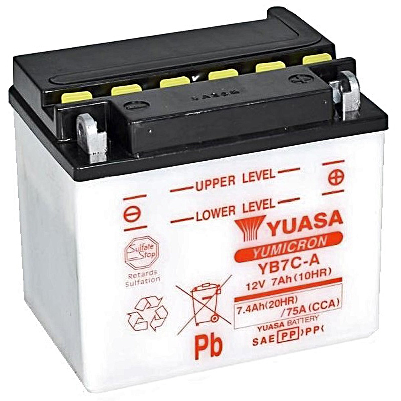 0607381Y Batería Yuasa YB7C-A Combipack Convencional - Imagen 1