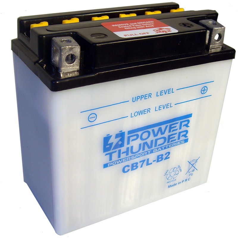 0607390P Batería Power Thunder CB7L-B2 Convencional - Imagen 1