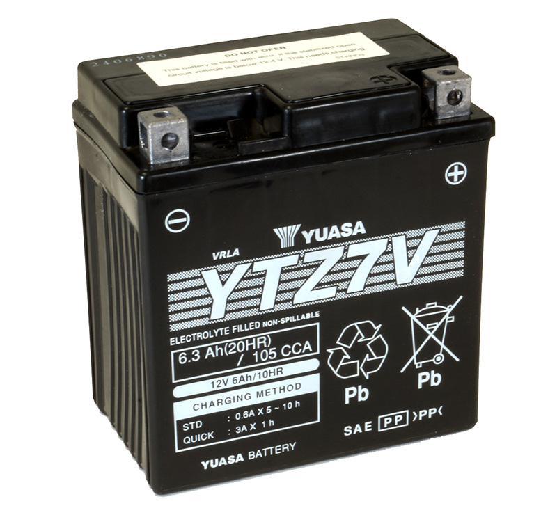 0607851Y Batería Yuasa YTZ7-V Precargada - Imagen 1
