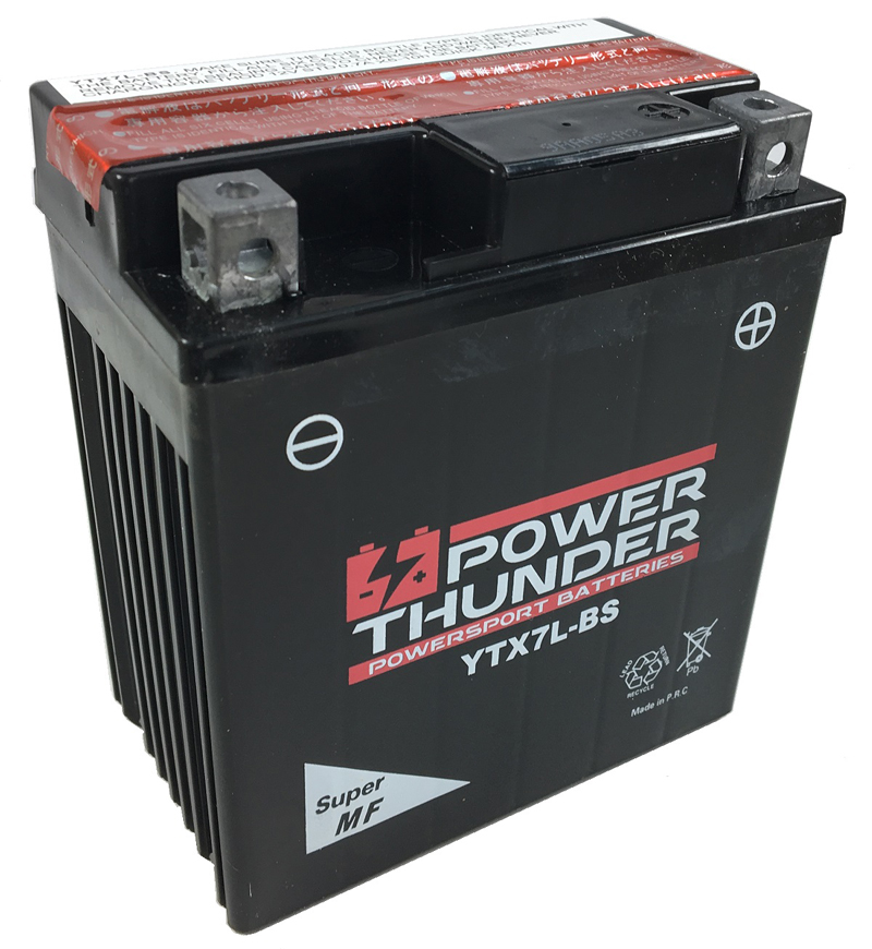 0607951P Batería Power Thunder CTX7L-BS Sin Mantenimiento - Imagen 1