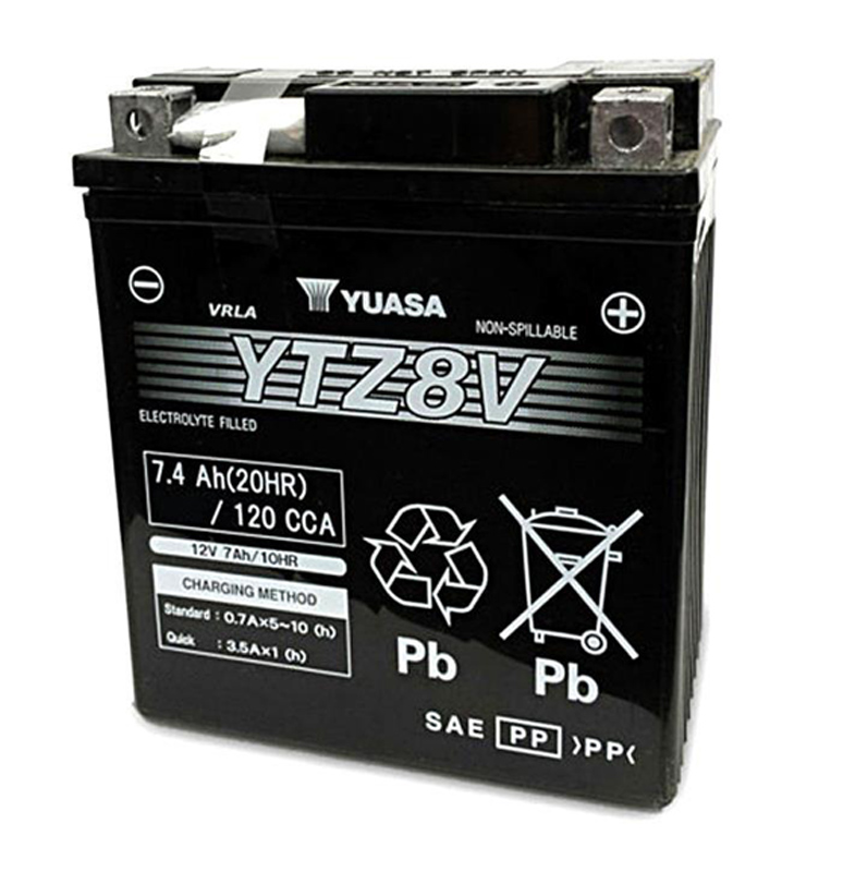 0608011Y Batería Yuasa YTZ8-V Precargada - Imagen 1