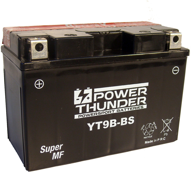 0609091P Batería Power Thunder CT9B-BS Sin Mantenimiento - Imagen 1