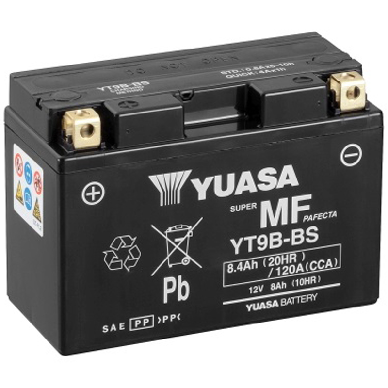 0609091Y Batería Yuasa YT9B-BS Sin Mantenimiento - Imagen 1