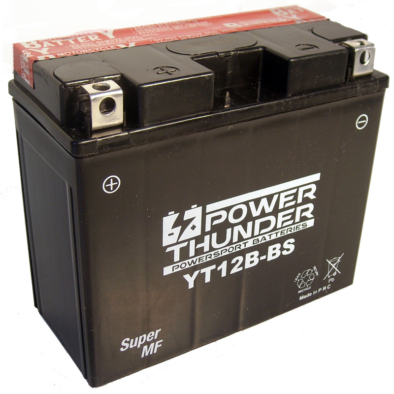 0612110P Batería Power Thunder CT12B-BS Sin Mantenimiento - Imagen 1