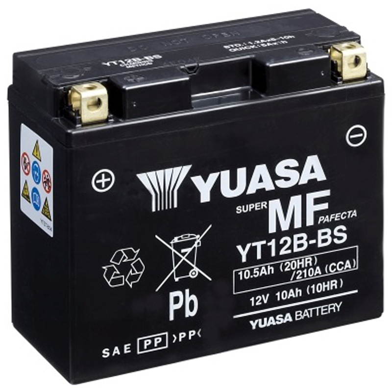 0612110Y Batería Yuasa YT12B-BS Sin Mantenimiento - Imagen 1