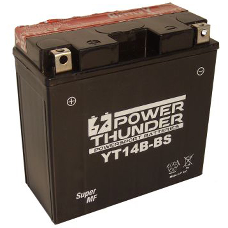 0614121P Batería Power Thunder CT14B-BS Sin Mantenimiento - Imagen 1