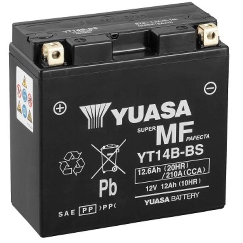 0614121Y Batería Yuasa YT14B-BS Sin Mantenimiento - Imagen 1
