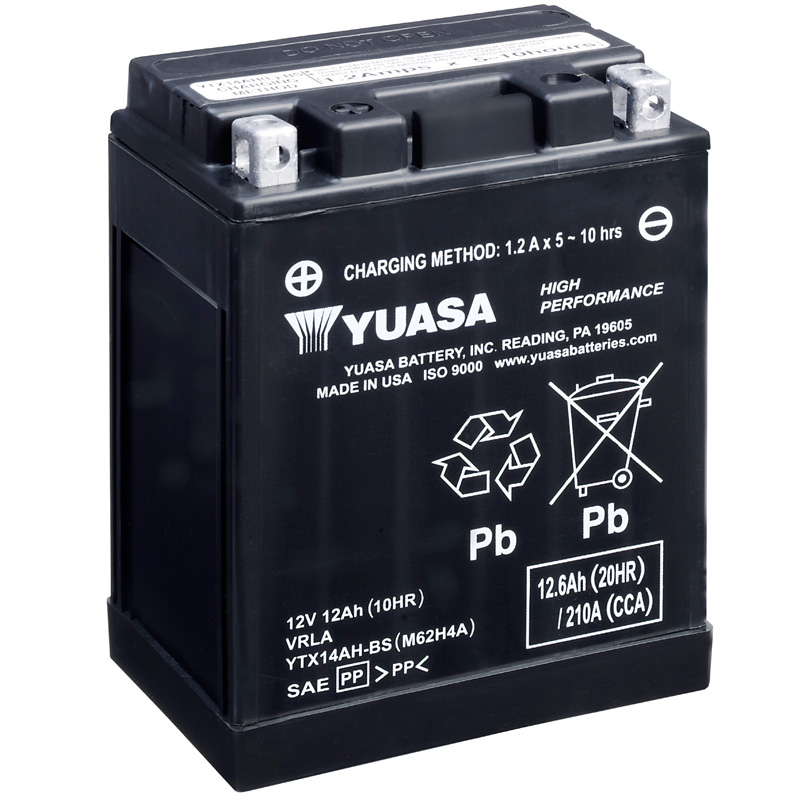 0614221Y Batería Yuasa YTX14AH-BS Alto Rendimiento - Imagen 1