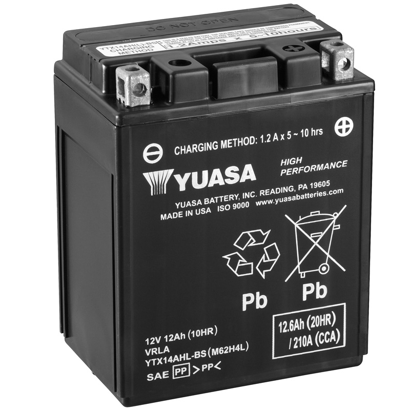 0614231Y Batería Yuasa YTX14AHL-BS Alto Rendimiento - Imagen 1