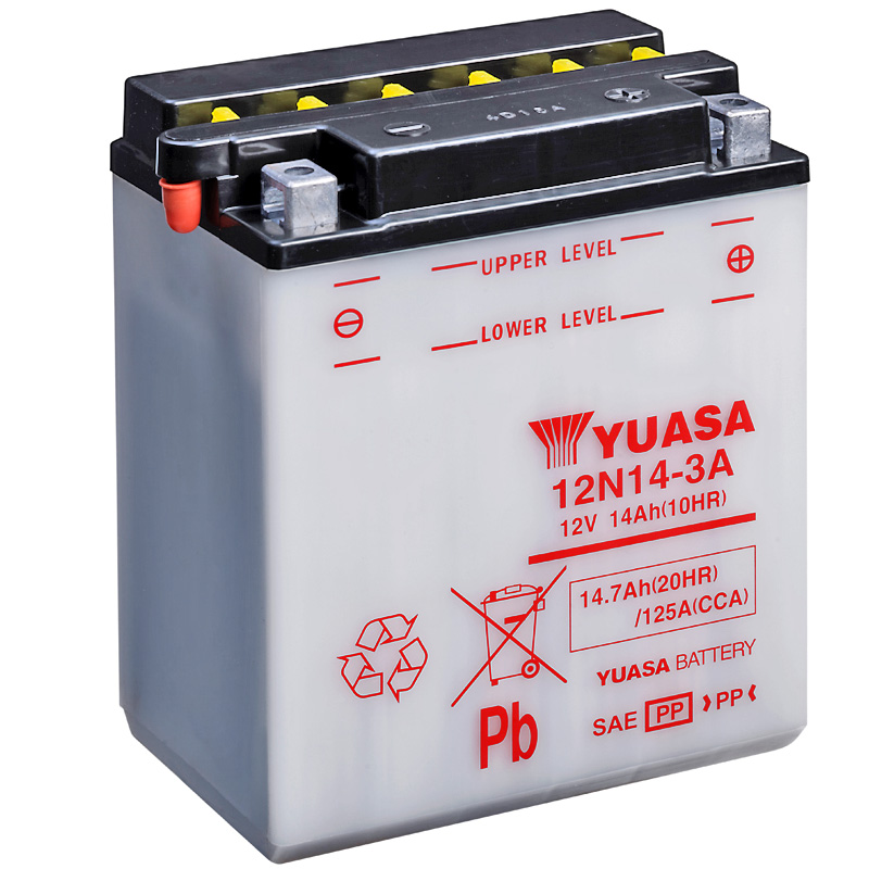 0614331Y Batería Yuasa 12N14-3A Combipack Convencional - Imagen 1