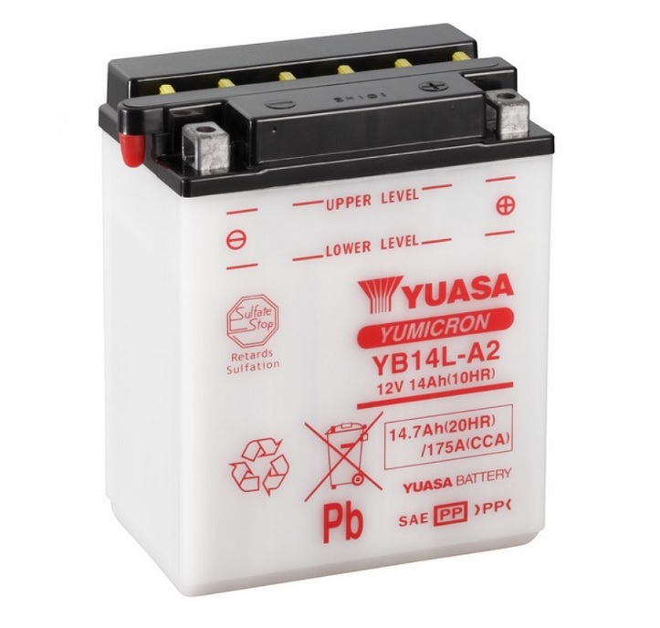 0614340Y Batería Yuasa YB14L-A2 Convencional - Imagen 1