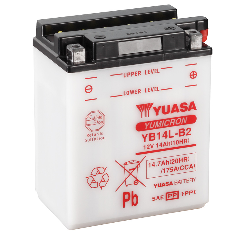 0614391Y Batería Yuasa YB14L-B2 Combipack Convencional - Imagen 1