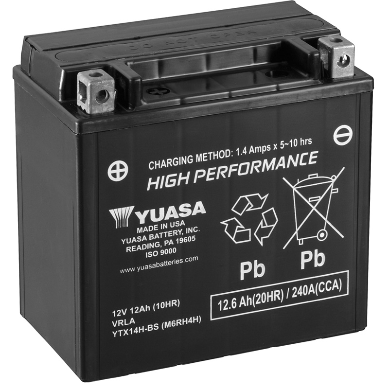 0614421Y Batería Yuasa YTX14H-BS Alto Rendimiento - Imagen 1
