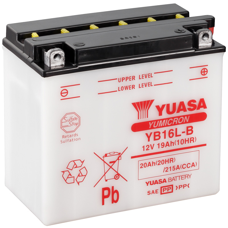 0616361Y Batería Yuasa YB16L-B Combipack Convencional - Imagen 1