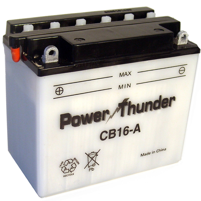 0616380P Batería Power Thunder CB16-A Convencional - Imagen 1