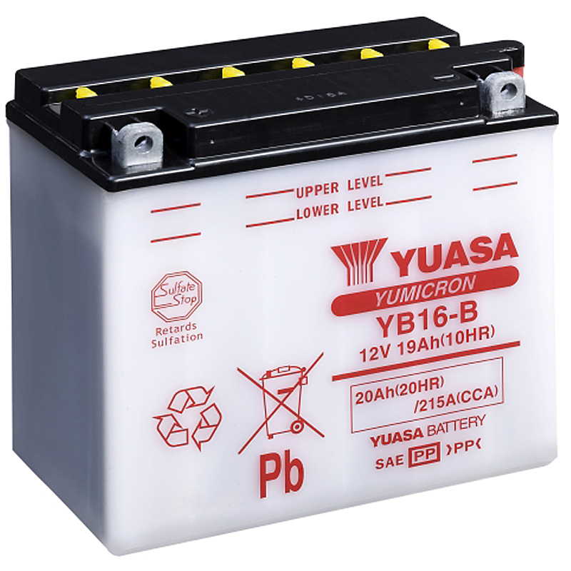 0616390Y Batería Yuasa YB16-B Combipack Convencional - Imagen 1