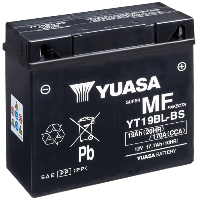 0619391Y Batería Yuasa YT19BL-BS Sin Mantenimiento - Imagen 1