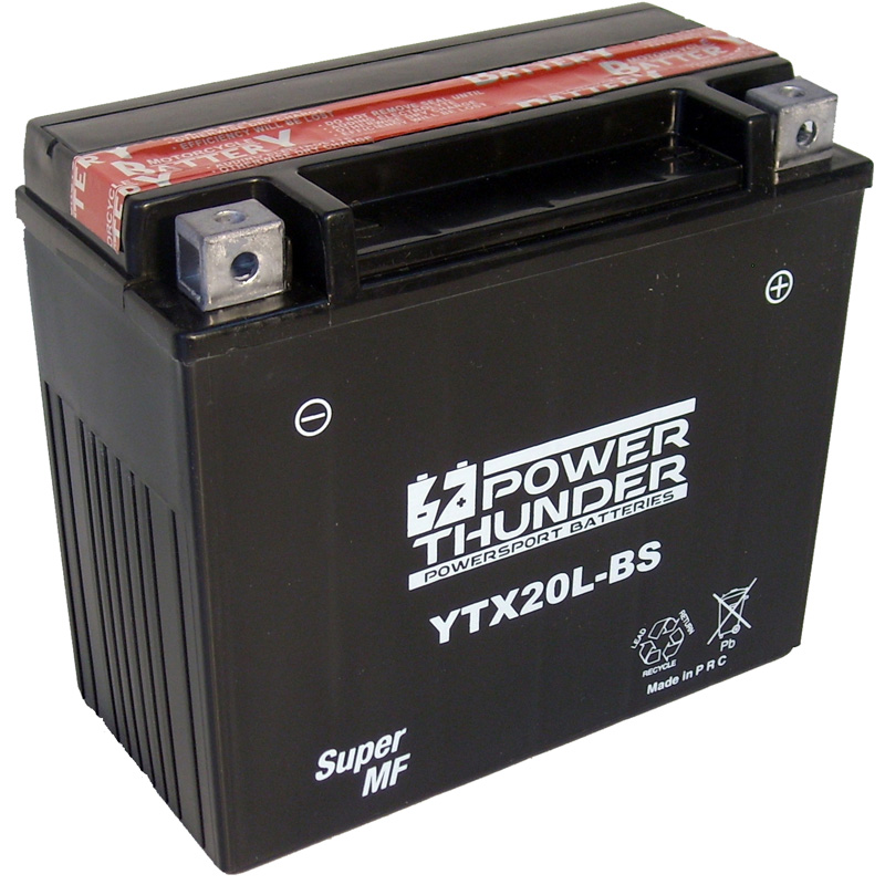 0620391P Batería Power Thunder CTX20L-BS Sin Mantenimiento - Imagen 1