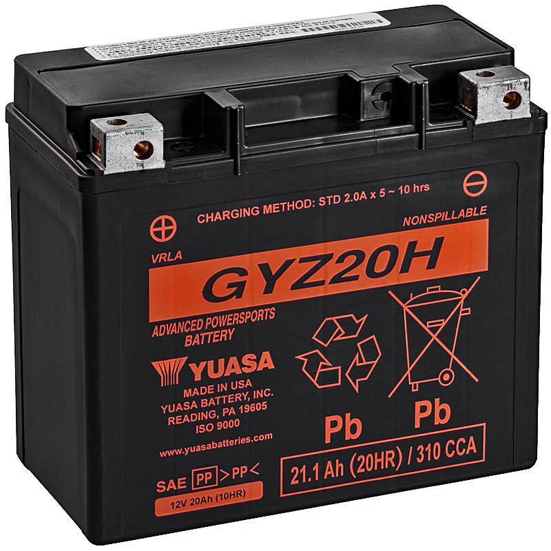 0620731Y Batería Yuasa GYZ20H Alto Rendimiento - Imagen 1