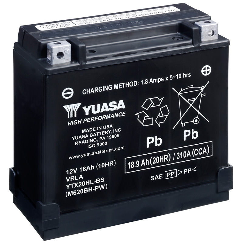 0620861Y Batería Yuasa YTX20HL-BS-PW Alto Rendimiento - Imagen 1