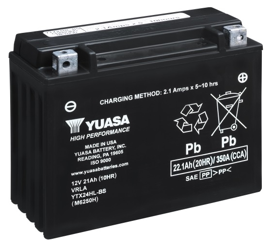 0624851Y Batería Yuasa YTX24HL-BS Alto Rendimiento - Imagen 1