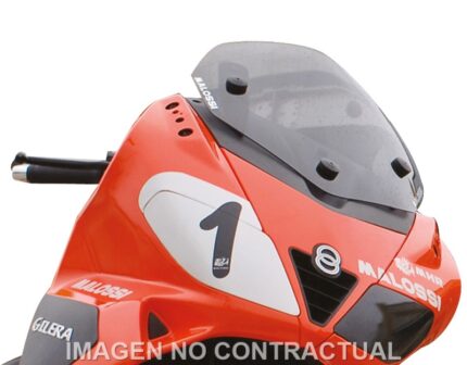 Cúpula Malossi Sport Screen ahumado oscuro para Gilera Nexus 500. Mejora protección aerodinámica y aporta un diseño deportivo.
