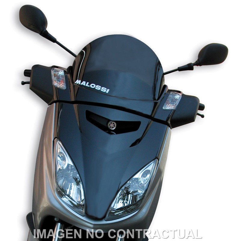 Cúpula Malossi Sport Screen ahumado oscuro Yamaha X-Max 125 Cúpula Malossi Sport Screen ahumado oscuro para Yamaha X-Max 125. Mejora protección aerodinámica, confort y estética deportiva.