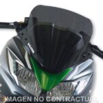 Cúpula Malossi Sport Screen ahumado oscuro para Kawasaki J-300. Mejora aerodinámica, confort y estilo deportivo con diseño premium.