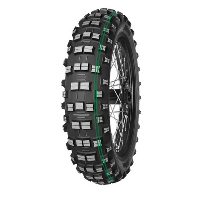 70000955-D4FNG0LZ NEUMATICO TRASERO 140/80-18 70M TERRA FORCE-EF SUPER SOFT (2RAYAS VERDES)FIM TT - Imagen 1
