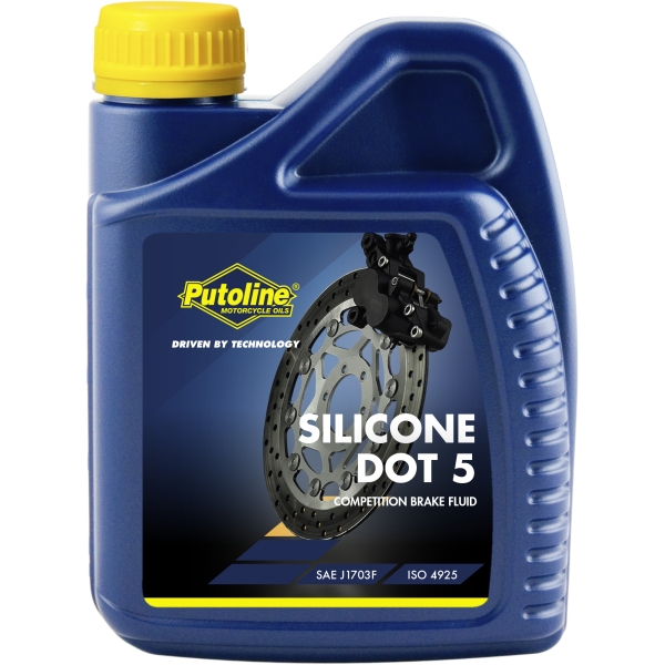 74042 Botella Putoline DOT 5 Silicone Brake Fluid 500 ML - Imagen 1
