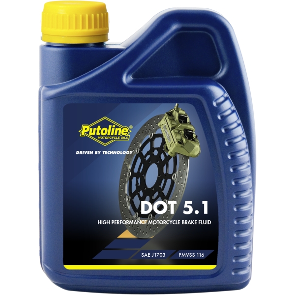 74043 Botella Putoline Brakefluid DOT 5.1 500 ML - Imagen 1