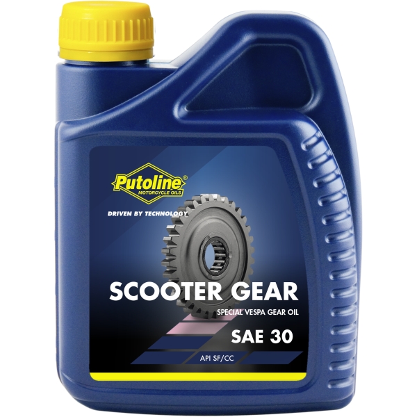 74160 BOTELLA PUTOLINE SCOOTER GEAR OIL SAE 30 500 ML - Imagen 1