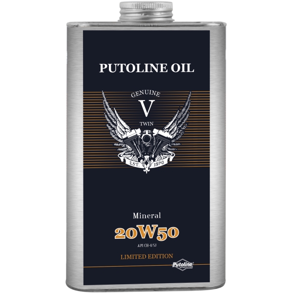 74220 LATA PUTOLINE GENUINE V-TWIN MINERAL 20W-50 1 L - Imagen 1