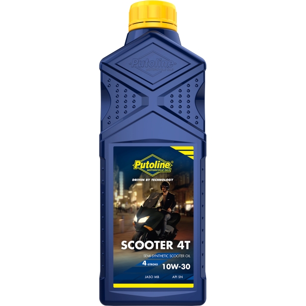 74411 BOTELLA PUTOLINE SCOOTER 4T 10W-30 1 L - Imagen 1