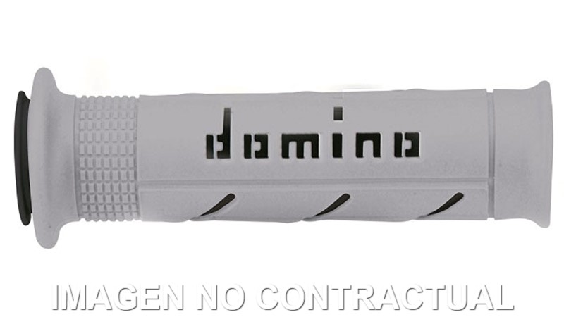 A25041C4052 Puños Domino XM2 Super Soft Gris/Negro Abiertos D 22 mm L 120-125 mm - Imagen 1