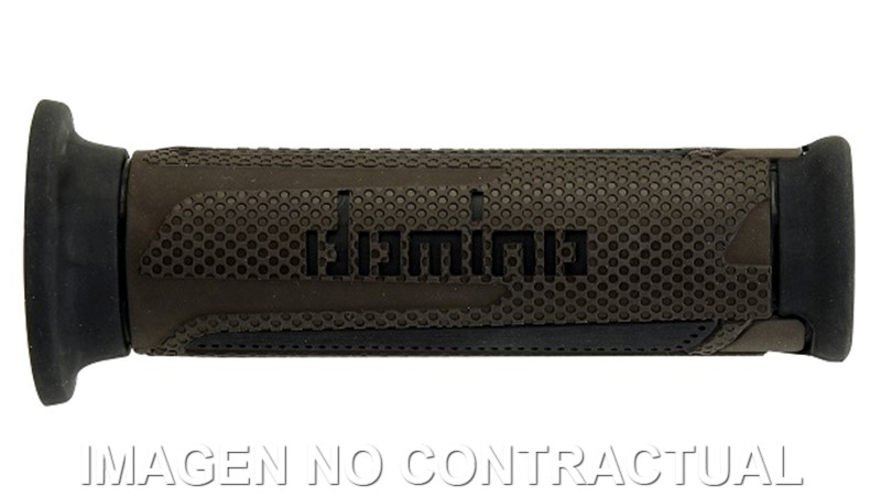 A35041C4063 Puños Domino Turismo Marrón-Negro Abiertos D 22 mm L 120 mm - Imagen 1