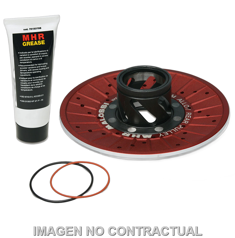 6114309 SEMIPOLEA MALOSSI TORQUE DRIVER MHR ALUMINIUM - Imagen 1