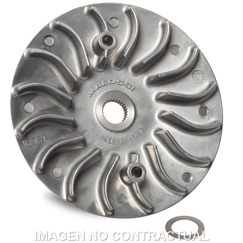 Semipolea Ventilvar Malossi Honda SH 125 ABS Euro 5 – Ø 129 mm Semipolea Ventilvar Malossi Ø 129 mm (ref. 6119155) para Honda SH 125 ABS Euro 5. Mejora refrigeración del variador y prolonga vida útil de la correa.