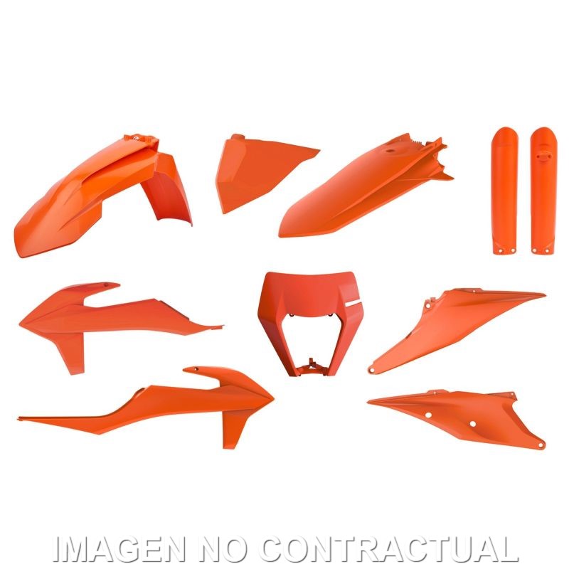 Kit Plásticos Polisport KTM EXC/EXC-F (2020-2023) Naranja | Enduro Renueva tu KTM EXC/EXC-F (2020-2023) con el kit completo de plásticos Polisport en naranja. Ajuste OEM, máxima resistencia y acabado brillante para enduro.