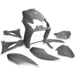 Kit de carenados AllPro para Yamaha Jog RR. 9 piezas de alta calidad, ajuste perfecto y acabado deportivo. Renueva tu scooter con estilo y durabilidad.