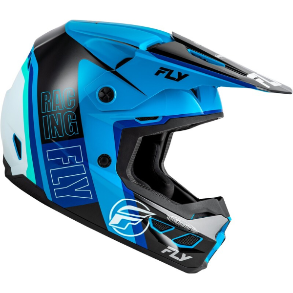 Casco FLY RACING Kinetic Rally: seguridad, ligereza y estilo para tus rutas de MX y Enduro. Casco FLY RACING Kinetic Rally azul/negro/blanco. Ligero, ventilado y con certificación de seguridad para motocross y enduro. Comodidad, ajuste preciso y diseño impecable.
