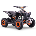 Mini Quad eléctrico 1000W 36V 12Ah infantil. Hasta 30 km/h, ruedas 4.10-6, seguro y silencioso. Ideal para iniciación off-road. Diseño AllPro Naranja.