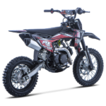 Pitbike infantil 125cc Zongshen 4T semi-automática 14/12. Potente, segura y estable para jóvenes pilotos. Diseño AllPro en rojo. Ideal para off-road.