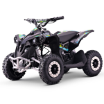 Mini Quad eléctrico 1000W 36V infantil. Hasta 30 km/h, batería 12Ah, ruedas 4.10-6. Seguro, silencioso y ideal para off-road. Diseño AllPro Azul.