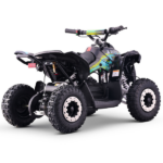 Mini Quad eléctrico 1000W 36V infantil. Hasta 30 km/h, batería 12Ah, ruedas 4.10-6. Seguro, silencioso y ideal para off-road. Diseño AllPro Azul.