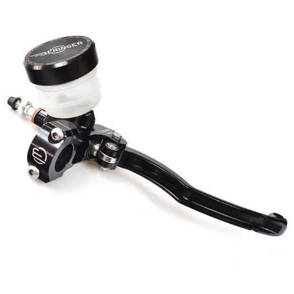 Bomba de freno axial BERINGER Classic Racing Ø20,5mm Bomba de freno axial BERINGER Classic Racing Ø20,5mm con depósito acoplado y maneta ajustable A de 16 cm. Potencia, control y estilo premium para motos clásicas.